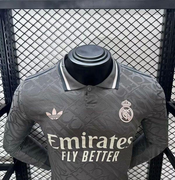 24-25 Real Madrid Third long sleeves Kit Player Version - Image 2