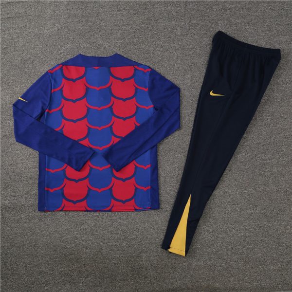 24 -25 Fc Barcelona Half Zipper Tracksuit - Image 3