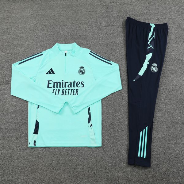 24 -25 Real Madrid Half Zipper Tracksuit - Image 3