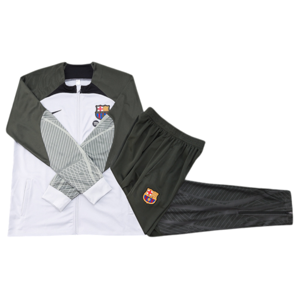 23-24 Fc Barcelona Full Zipper Tracksuit - Image 2