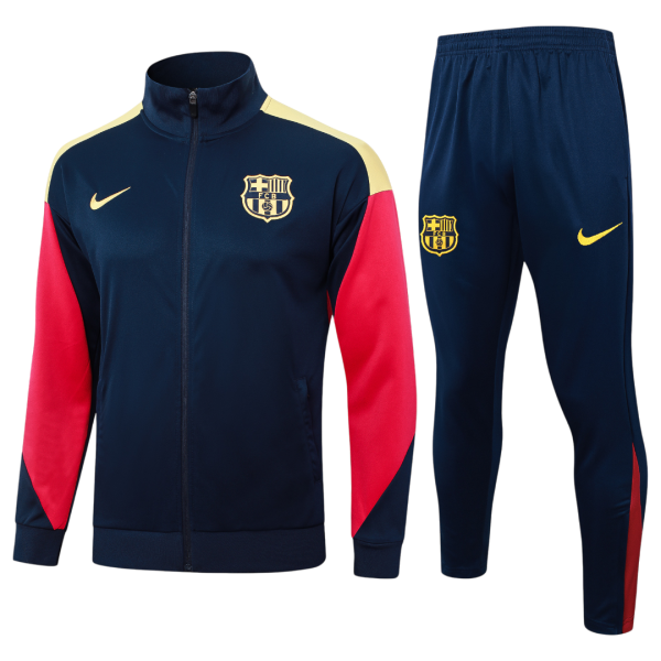 24-25 Fc Barcelona Full Zipper Tracksuit