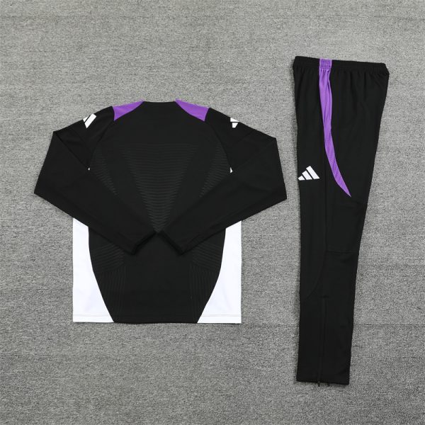 24 -25 Real Madrid Black with Purple Tracksuit - Image 3