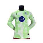 24-25 Fc Barcelona Third long sleeves Kit Player Version