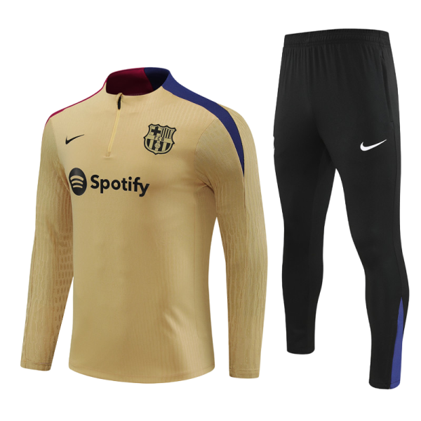 24 -25 Fc Barcelona Half Zipper Tracksuit
