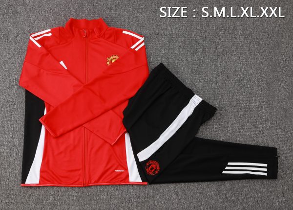24 -25 Manchester United Full Zipper Tracksuit - Image 2