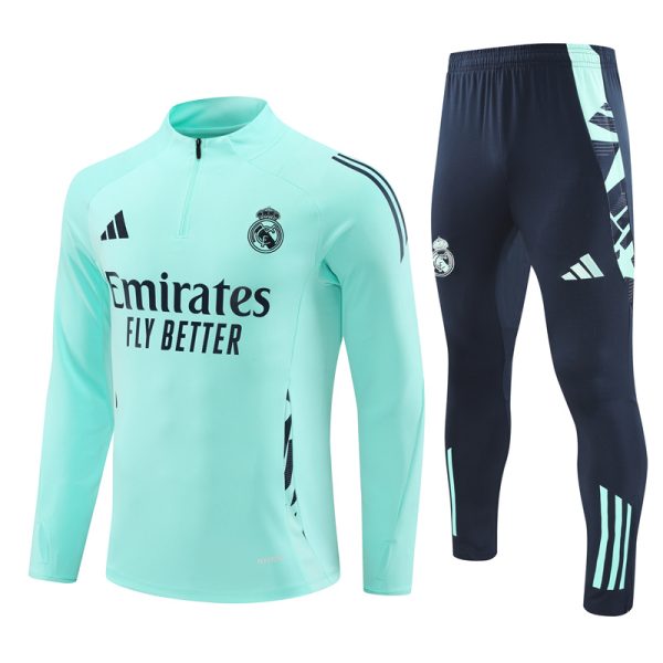 24 -25 Real Madrid Half Zipper Tracksuit - Image 2