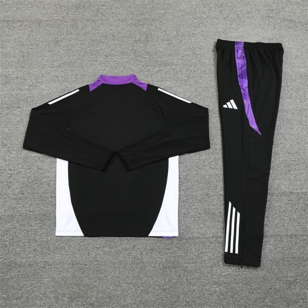 24 -25 Real Madrid Black with Purple Tracksuit - Image 4
