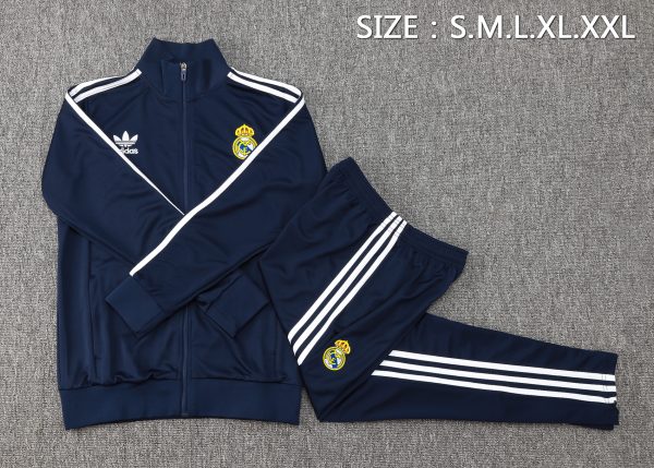 24 -25 Real Madrid Full Zipper Tracksuit - Image 2