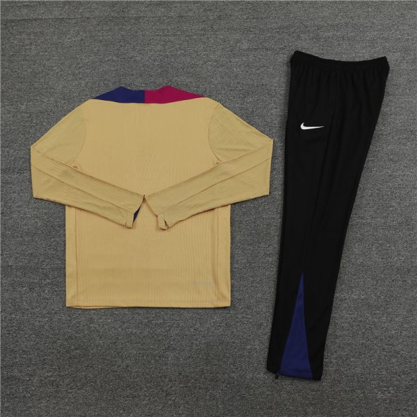 24 -25 Fc Barcelona Half Zipper Tracksuit - Image 3