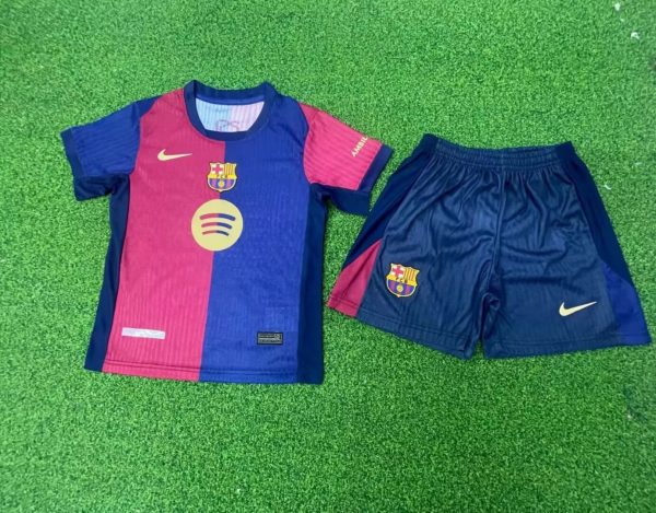 24-25 Fc Barcelona Home Kids Kit - Image 2