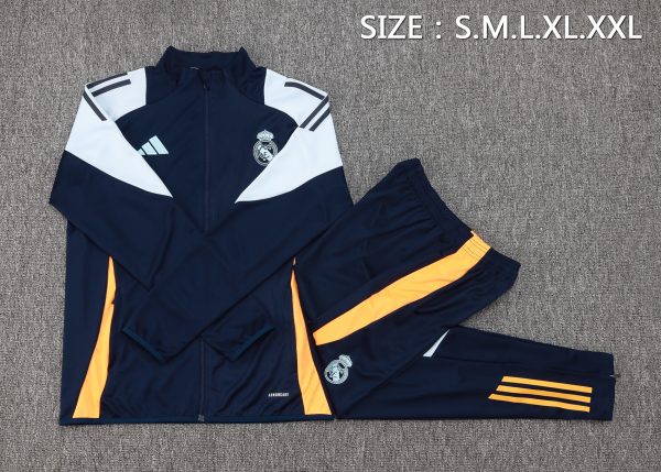 24 -25 Real Madrid Full Zipper Tracksuit - Image 2
