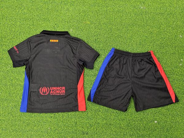 24/25 Fc Barcelona Away Kids Kit - Image 3