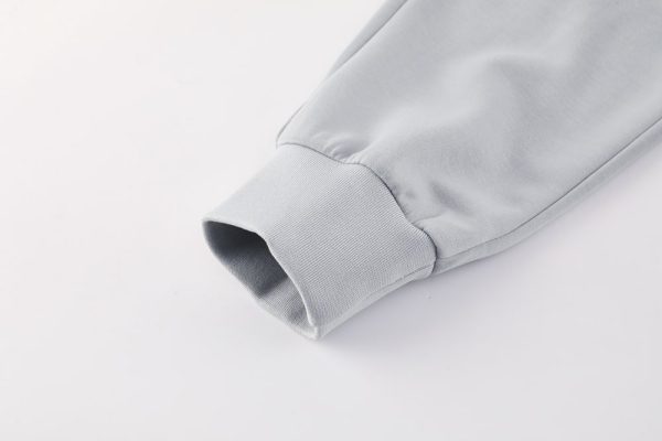 25/26 Fc Barcelona Grey Hoodie Tracksuit - Image 5