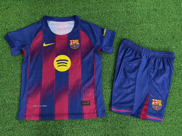 25/26 Fc Barcelona Home Kids Kit - Image 2