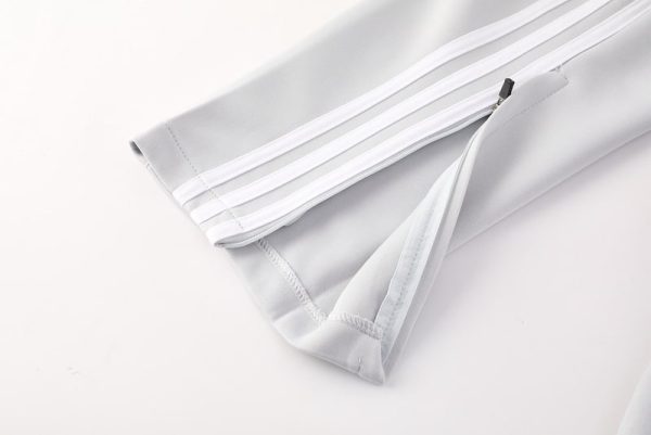 24/25 Real Madrid White & Gray Tracksuit - Image 6