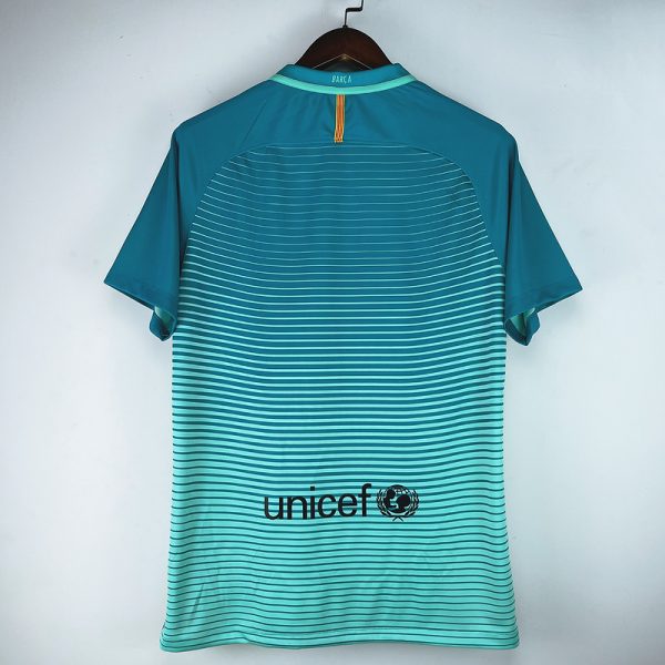 16/17 Fc Barcelona Away Retro Jersey - Image 2