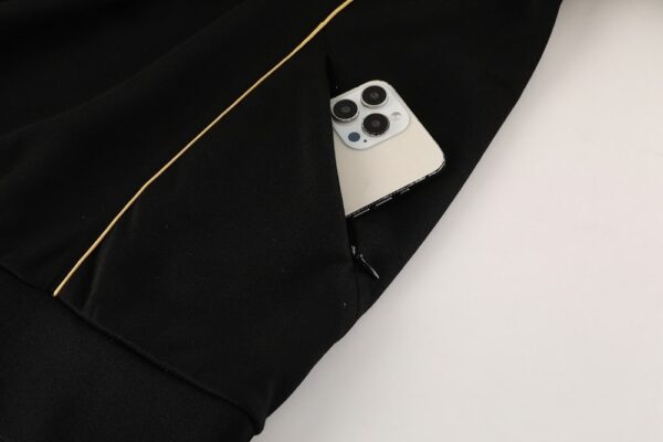 25/26 Arsenal Black Hoodie Tracksuit - Image 5