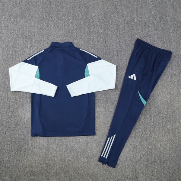 25/26 Arsenal Royal Blue Half Zipper Tracksuit - Image 6