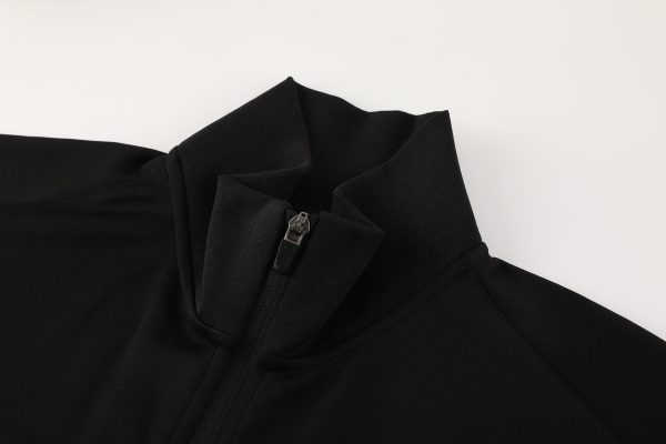 24-25 Fc Barcelona Black Full Zipper Tracksuit - Image 4